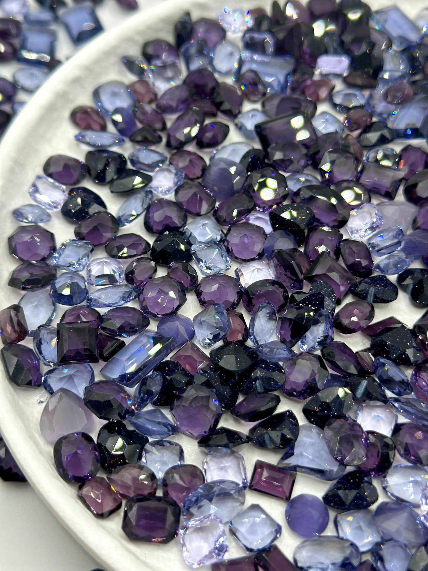 Midnight Bloom Mixed Pointed Back Crystal Glass Rhinestones for Nails Arts and DIY