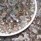 The Grey Mixed Pointed Back Crystal Glass Rhinestones for Nails Arts and DIY