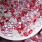 Icy Strawberry Mixed Pointed Back Crystal Glass Rhinestones for Nails Arts and DIY