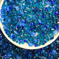 Deep Sea Glow Mixed Pointed Back Crystal Glass Rhinestones for Nails Arts and DIY