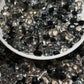 Black Mixed Pointed Back Crystal Glass Rhinestones For Nails Art and DIY