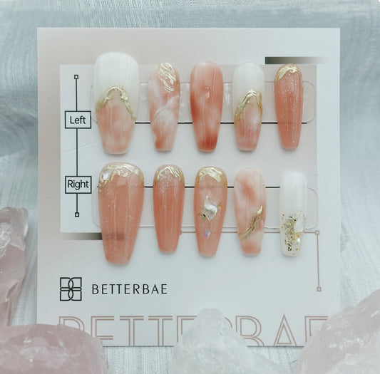 Pink coffin press on nails | Betterbae.shop