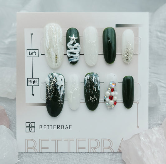 Christmas press on nails | BetterBae.shop