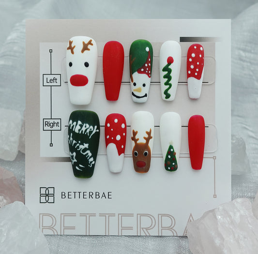 Christmas press on nails | Betterbae.shop